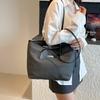 Large Capacity Tote Bag Women's New Casual Simple Shoulder Bag Niche Design Class Commuter Bag