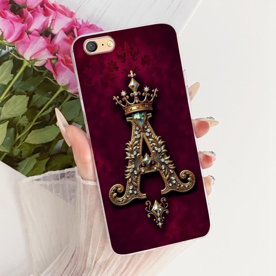 For OPPO A71 2018 Case CPH1801 Fashion A Z Letters Couple Silicone Soft TPU Phone Case For OPPO A37 A37f A37m Neo 9 OPPOA71 Capa