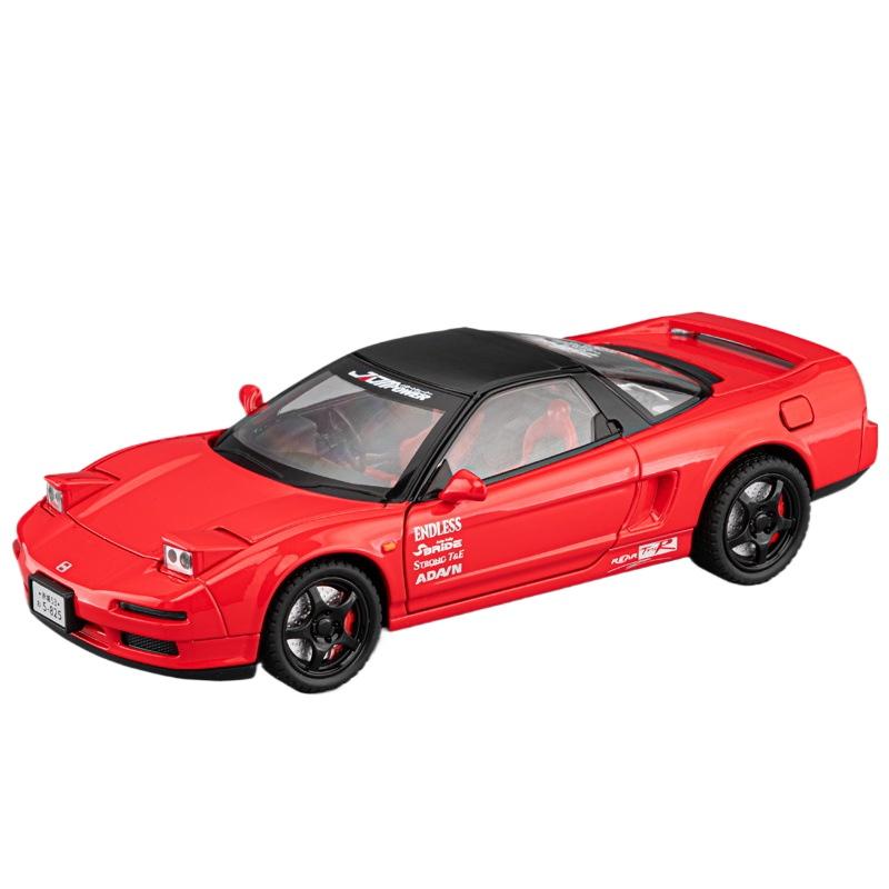 

1/24 HONDA Acura NSX MK1 NA1 литой спортивный автомобиль модель литой металлический классический гоночный автомобиль модель автомобиля звук и свет детская игрушка подарок красный
