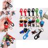 Stylish One Piece Keychain For Luffy Nami Sanji Zoro Fans Durable Silicone Accessory