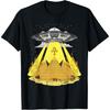 Ancient Egyptian Pyramid Space Aliens UFO T-Shirt