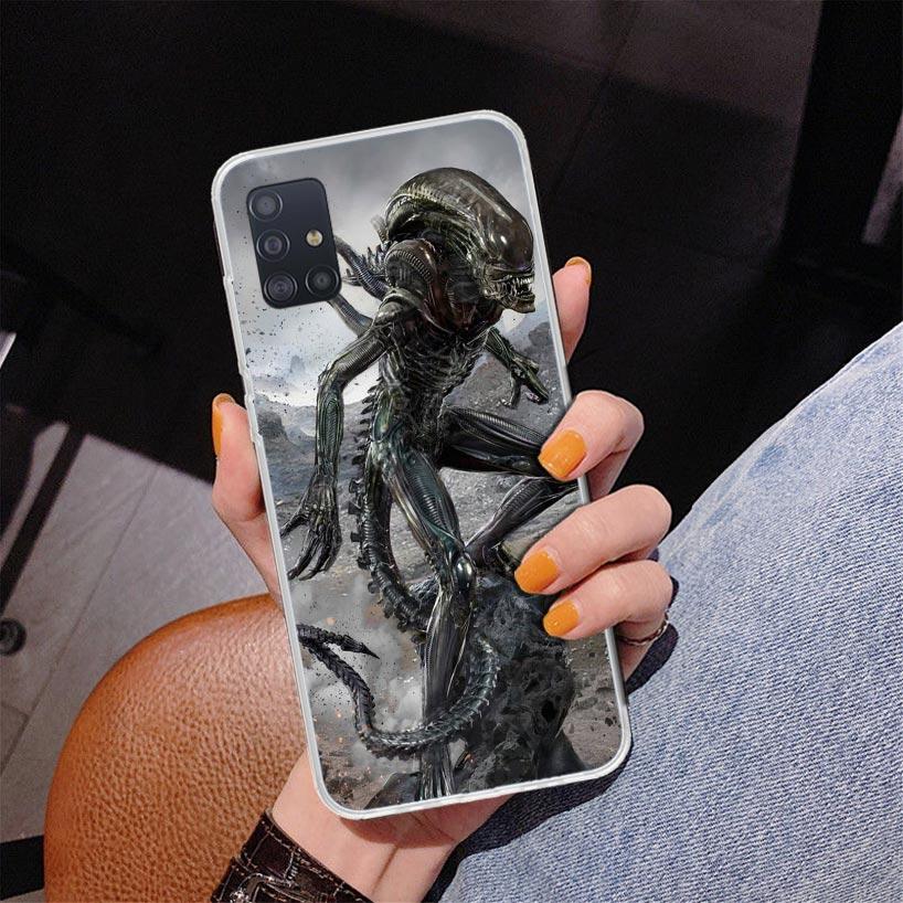 

Alien Vs Predator Painted Phone Case For Samsung Galaxy A52 A32 A22 A12 A51 A31 A50S A30S A20S A10S Note 20 Ultra 10 Plus S10 A7 Samsung A10S