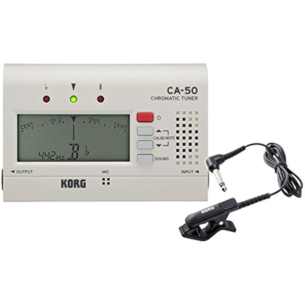 

KORG (KORG) chromatic tuner CA-50 + contact microphone CM-300-BK set