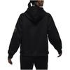 Jordan X PSG Paris Saint-Germain Letter Print Fleece Hoodie - Brooklyn SS24 Collaboration Women Hoodie Black FN5177-010