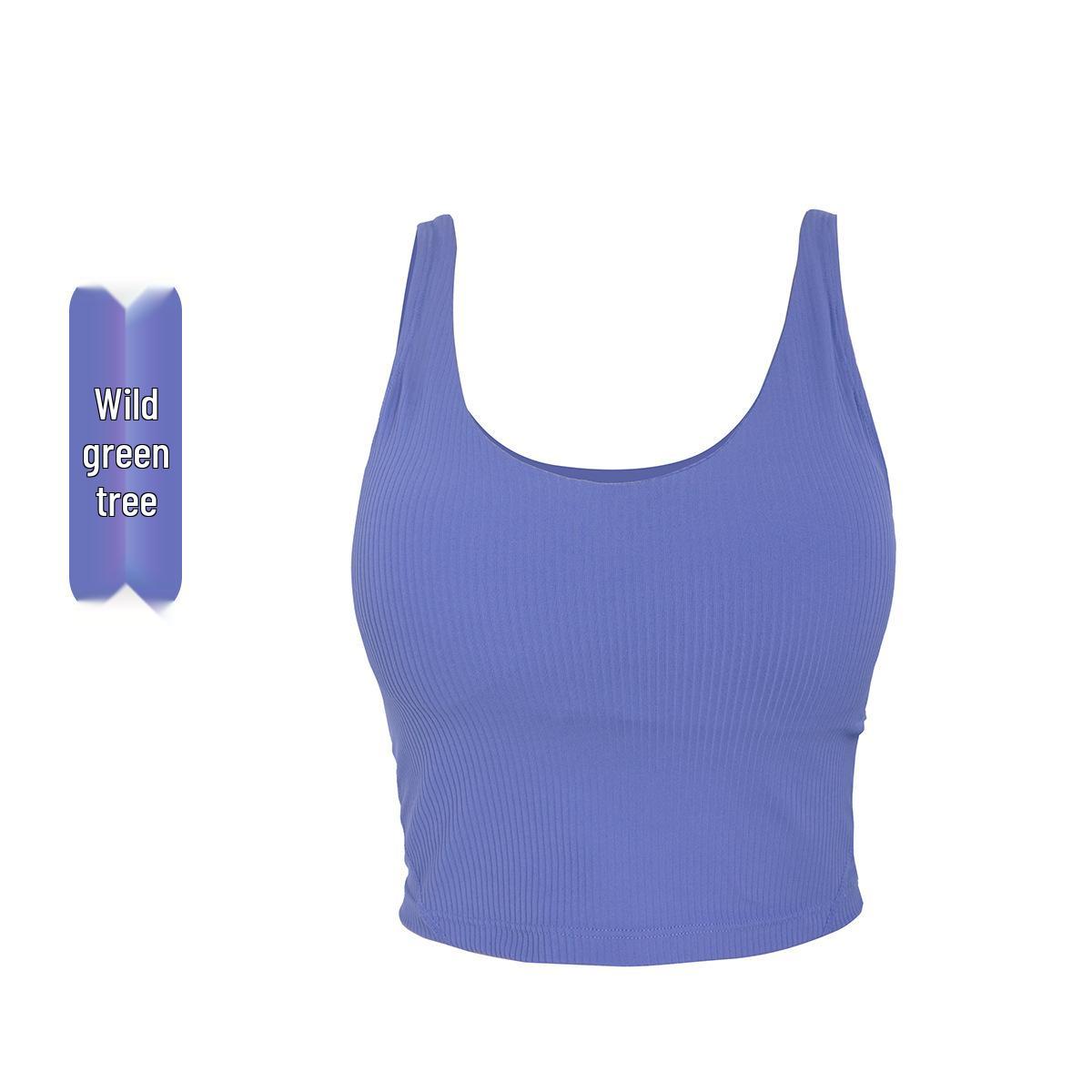 

Топ для йоги в рубчик Align - Ударопрочная фитнес-одежда со съемными вкладышами для летних видов спорта на открытом воздухе L (Size 6)