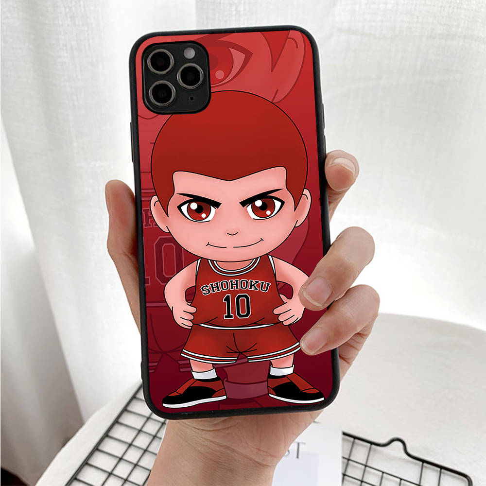 Case for OPPO Reno 8 6 5 Pro Find X3 A17 A3 A31 A38 A40 A53 A54 A55 A74 A76 A78 A77 A80 A94 A95 A96 Lite Black Sofe Cover WI62 Slam Dunk