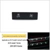 Rear AC Button Panel Trim for BMW 5, 6, 7 Series, 5GT, X5, X6