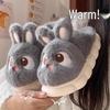 2025 New Furry Cotton Slippers: Non-slip, Warm & Cute for Women and Men - Perfect for Winter & Autumn