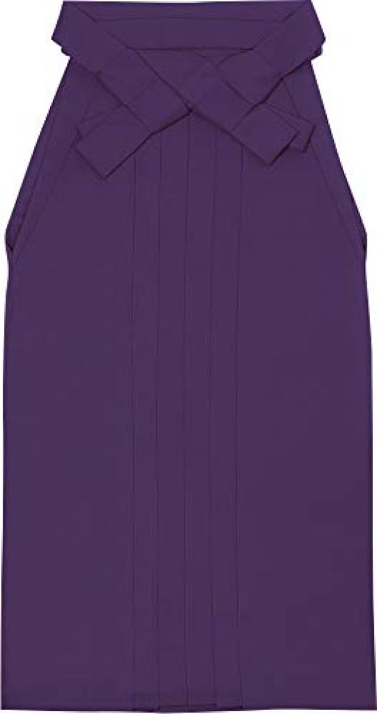 Hakama Set CCM 2 Shaku Sleeve Kimono Plain Hakama Set Hakama for Women X Dark Purple Red X [KYOETSU] 4-piece (kimono, Hakama, Obi, Under-kimono)