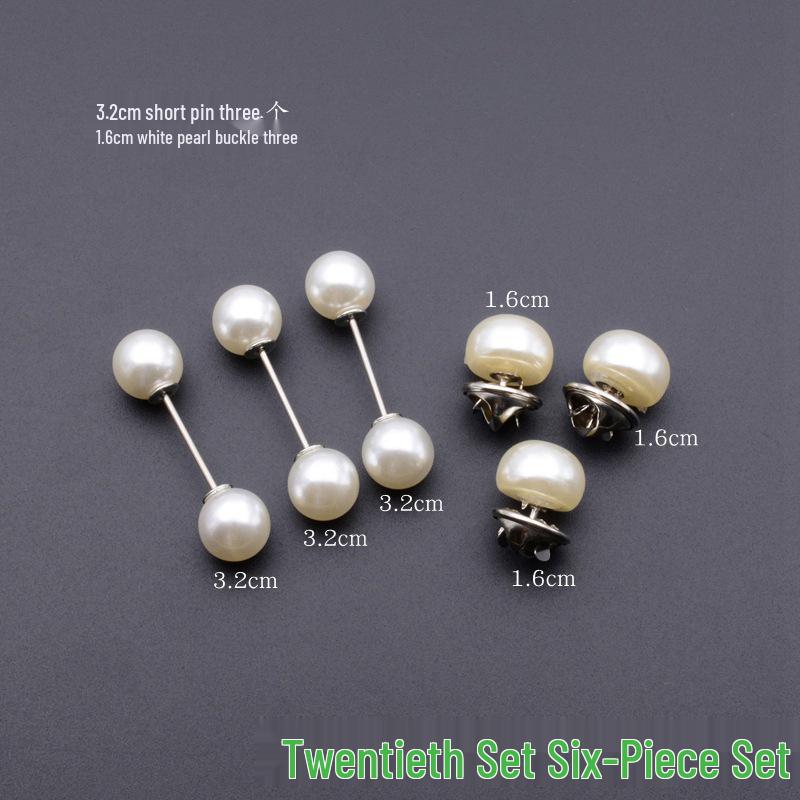 Anti-Exposure Safety Pin Brooch Set for Clothing, Cardigans, Scarves, Dresses, and Waist-Cinching