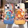 B-74 Christmas Pokemon Black Case for OPPO A5 A9 A15 A16 A55 A94 A95 A96 Reno 6 7 8 10 5G Realme 7I 8I C30 C31 VIVO V23E V25 V27 Pro Y20S Y17S