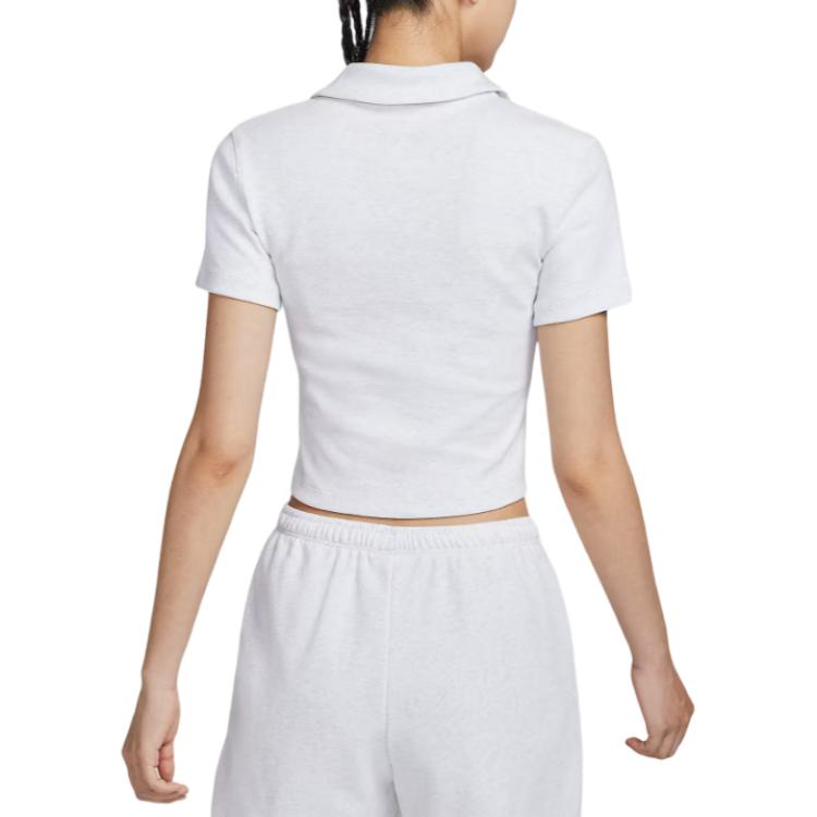 Nike Tricou confortabil cu mânecă scurtă, cu uscare rapidă, pentru femei Topuri alb DV7885-051