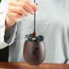 Purple sand black mud tea pot small household