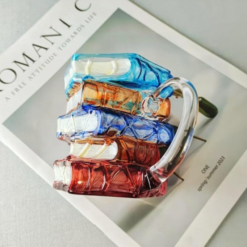 Unusual Book Mugs Coffee Cup Funny Elegant Coffee Cups Creative Large Glassware Mugs Original Breakfast Cups for Dining Room