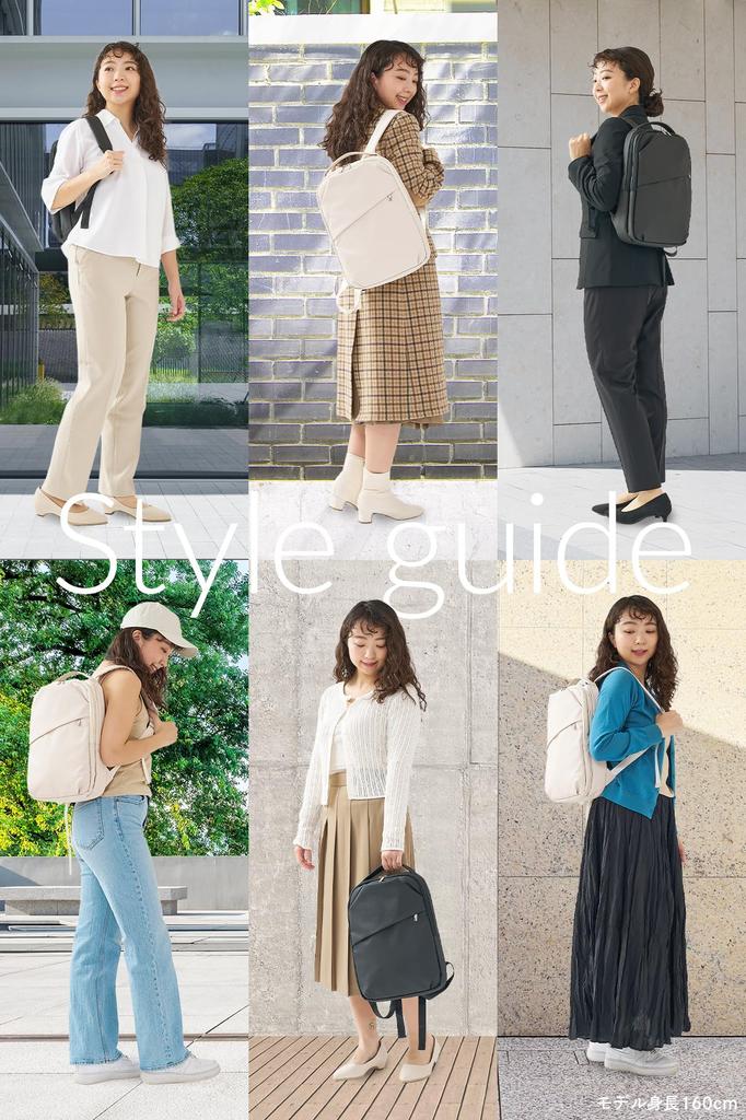 [Featured In Anan Magazine] Introducing the New 8cm Slim Smart Backpack for Women, Fits 14-inch PCs, A4 Sizes, Water-Repellent, Slim, Lightweight