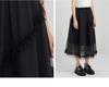 French Style Mesh A-Line Skirt for Girls