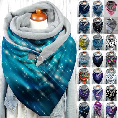GEN Women Vintage Printing Scarf Módny viacúčelový šálový šál