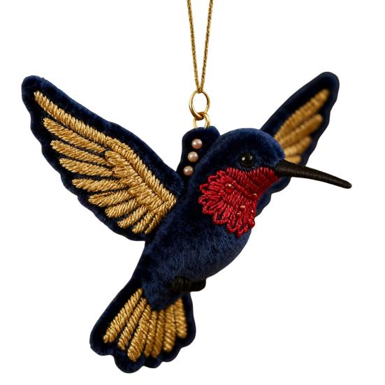 

Красочная колибри Рождественское украшение Елка Автомобиль Зеркало заднего вида Акриловая подвеска в форме птицы Праздничный кулон для вечеринки E