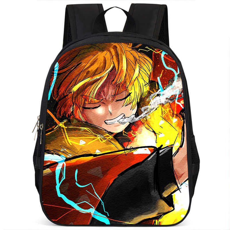 Japan cartoon comics Demon Slayer Pillar Training Arc Student Large Capacity School Style Backpack 7545