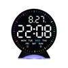 Modern Digital Alarm Clock With Led Display Night Light Weekday And Timer Functionality