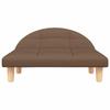 VidaXL Lit pour Chien, Canapé pour Animaux de Compagnie avec Cadre en Bois, Panier pour Chiots Maison Intérieur, Marron 171935