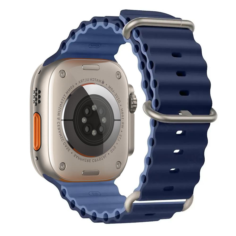 Ocean Band for Watch Ultra 3 Series 11 10 9 7 8 6 SE 49mm 45mm 46mm 42mm 44mm 40 41 Silicone Bracelet Correa iWatch Strap