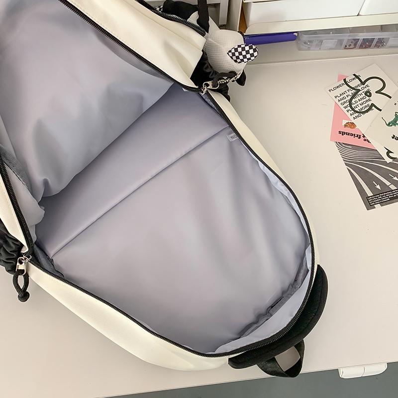 Women's Backpack Large Capacity Backpack Student Color Contrast School Bag