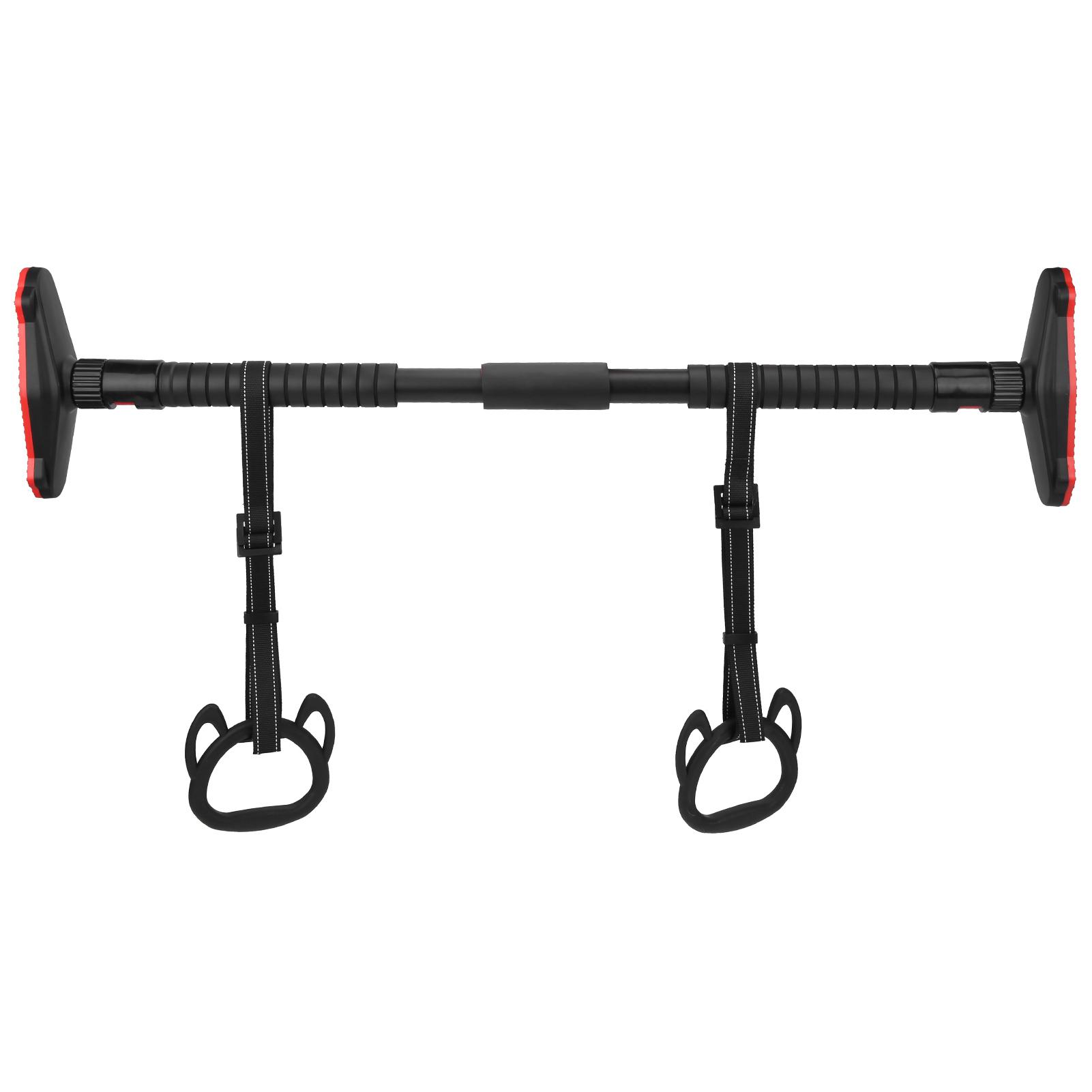 Children Fitness Pullup Hanging Ring Kit Indoor Gymnastic 80130cm Swing Bar and Rings