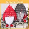 Whimsical Christmas Countdown Advent Calendar Featuring Nordic Forest Old Man Design