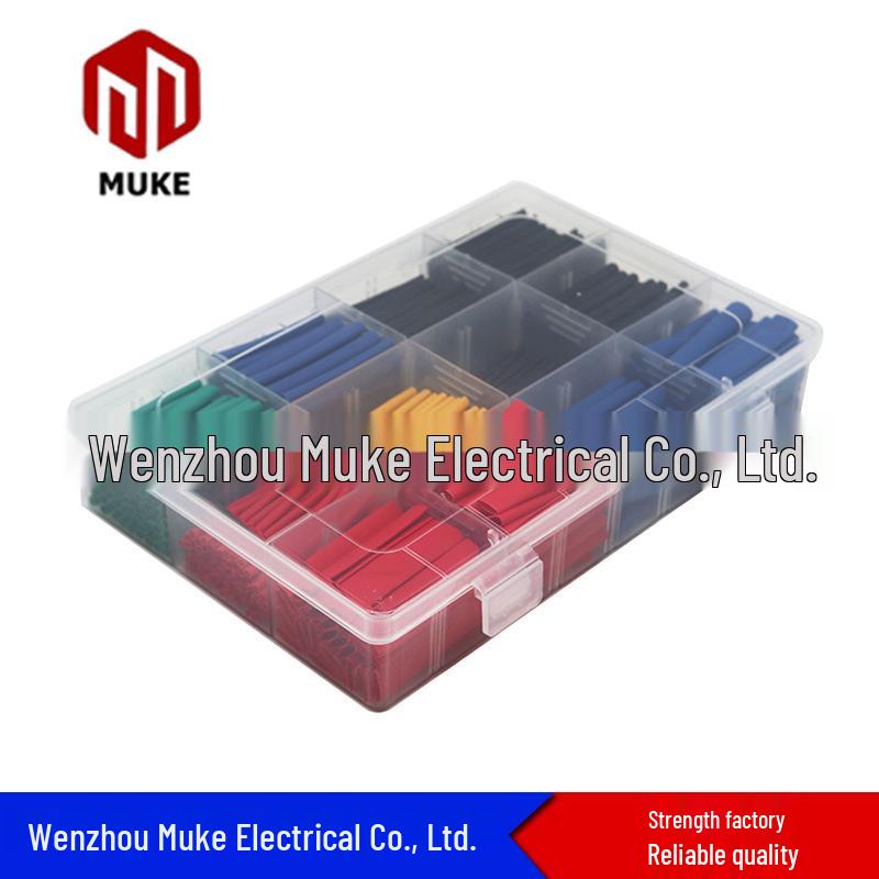 560-Piece Colored Insulated Heat Shrink Tubing Set with Special Bagged Boxed Storage - MUKE TUBE
