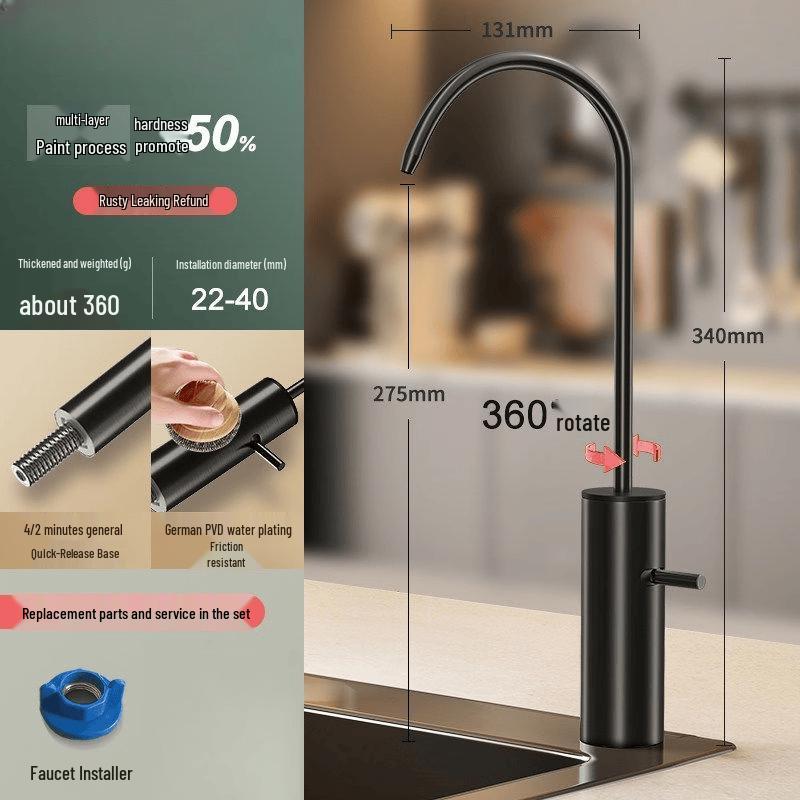 Yingtang C100 Heavy-Duty Stainless Steel Water Purifier Faucet