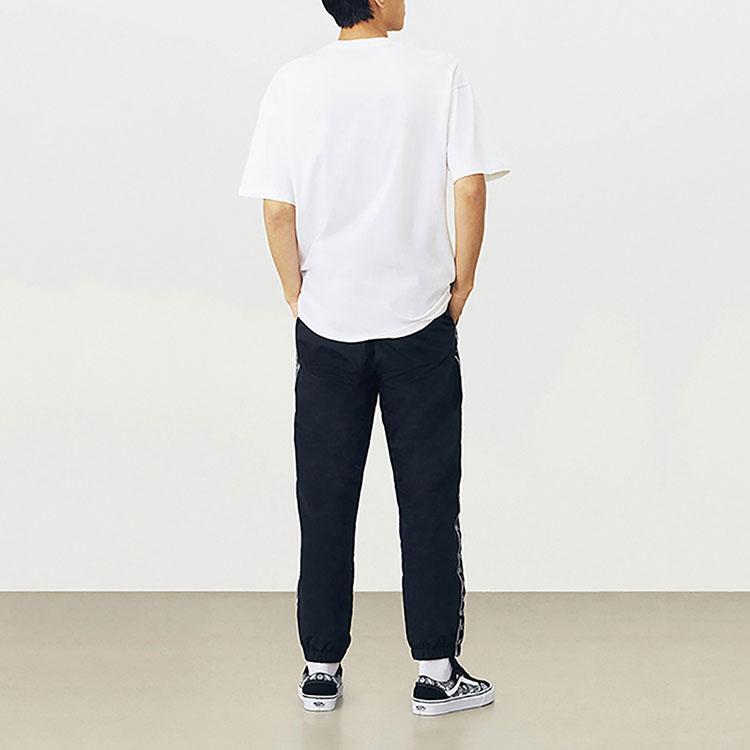 Vans Solid Color Pocket Letter Logo Loose Casual Short Sleeve Drop Shoulder T-Shirt Unisex T-Shirts White VN0A5E5IWHT