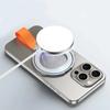 Magnetic Silicone Phone Holder Grip Finger Loop Strap 360 Rotation Phone Ring Holder for IPhone 15 14 13 12 Pro/Max/Plus