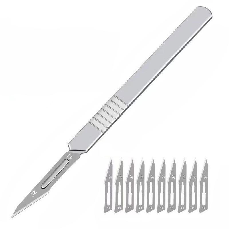 304 Stainless Steel Bread Scoring Knife with Wooden Handle - Curved Dough Cutter for Artisan Baguettes