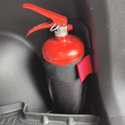 Organisateur d'extincteur de voiture en tissu Oxford - Sac de rangement durable pour coffre et support de dossier de siège, Pour le rangement des extincteurs