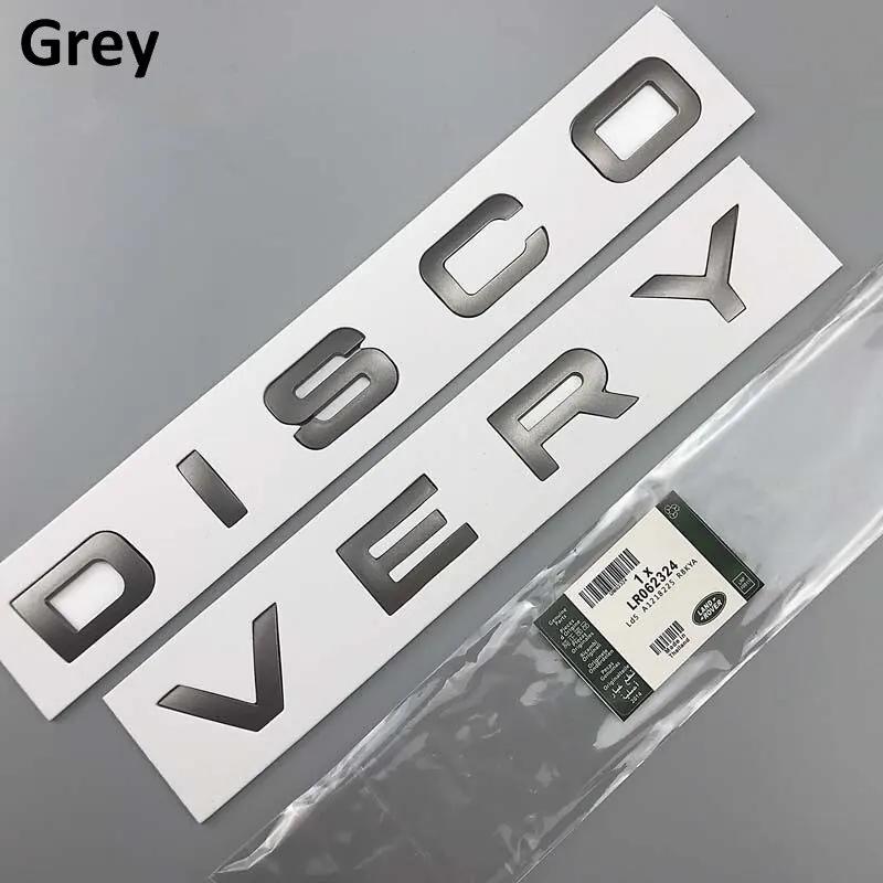 3D Letter Car Hood Bonnet Cover Emblem For Land Rover Range Rover Velar Sport Discovery 2 3 4 Defender Chrome Front Head Sticker BQQ0