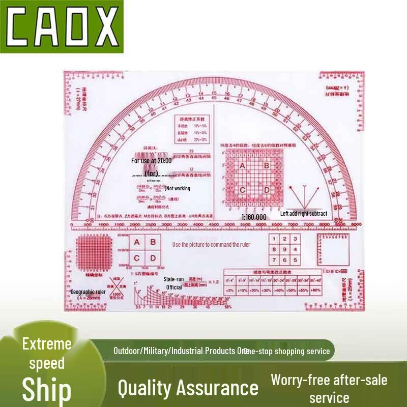 Multi-functional Map Reading & Measuring Tools