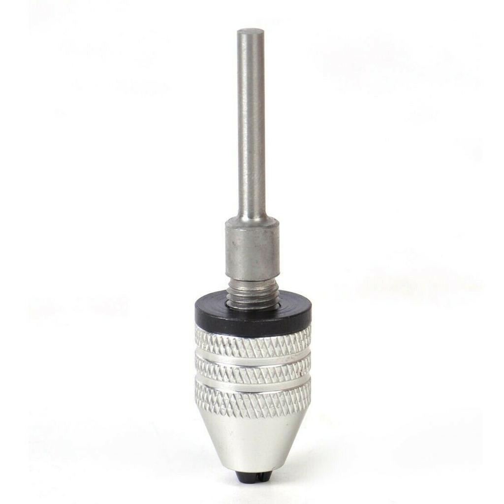 0.3-4mm Dia Drill Chuck Adapter Aluminum Alloy Converter Drill Bit For Rotary Tool Metalworking Mini Practical