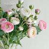 High-Quality Silk Ranunculus, Lotus, and Peony Artificial Flowers for Home Decor or Photography Props