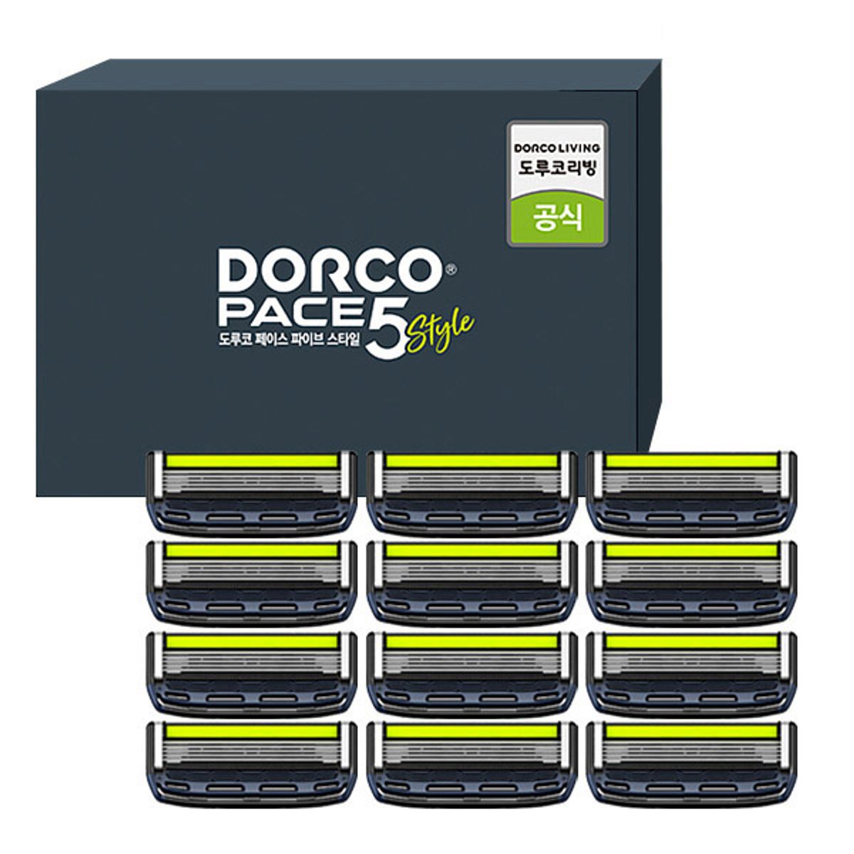 Face 5 Style Razor Blade Special Set (Total 12 Blades) / 5-Blade