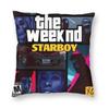 The Weeknd Pop Singer Pillowcase Printing Polyester Cushion Cover Decorations Pillow Case Cover Home Square 18''