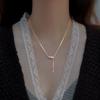 Bamboo Tassel Necklace for Women's New Style Light Luxury Exquisite High-end Design Niche