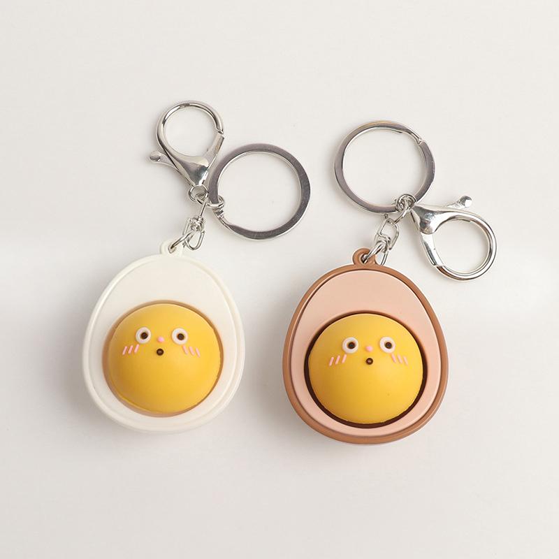 Bread Keycap Stress Relief Clicker Keychain Mechanical Keyboard Button Decompress Fingertip Keyring