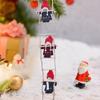 Festival Stair Climbing Elf Decorations 2PCS Durable Polyester Hanging Ornaments Christmas Party Decoration