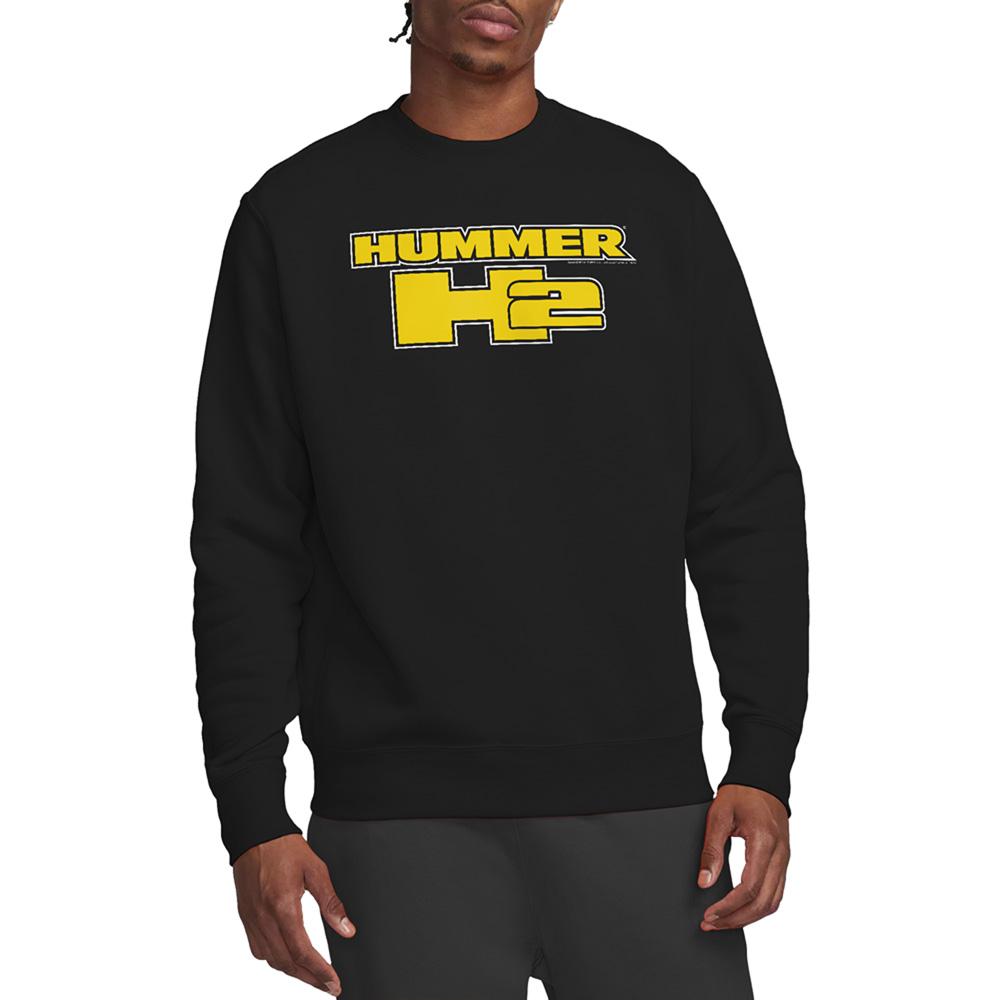 Hummer Unisex Adult H2 Block Logo Sweatshirt