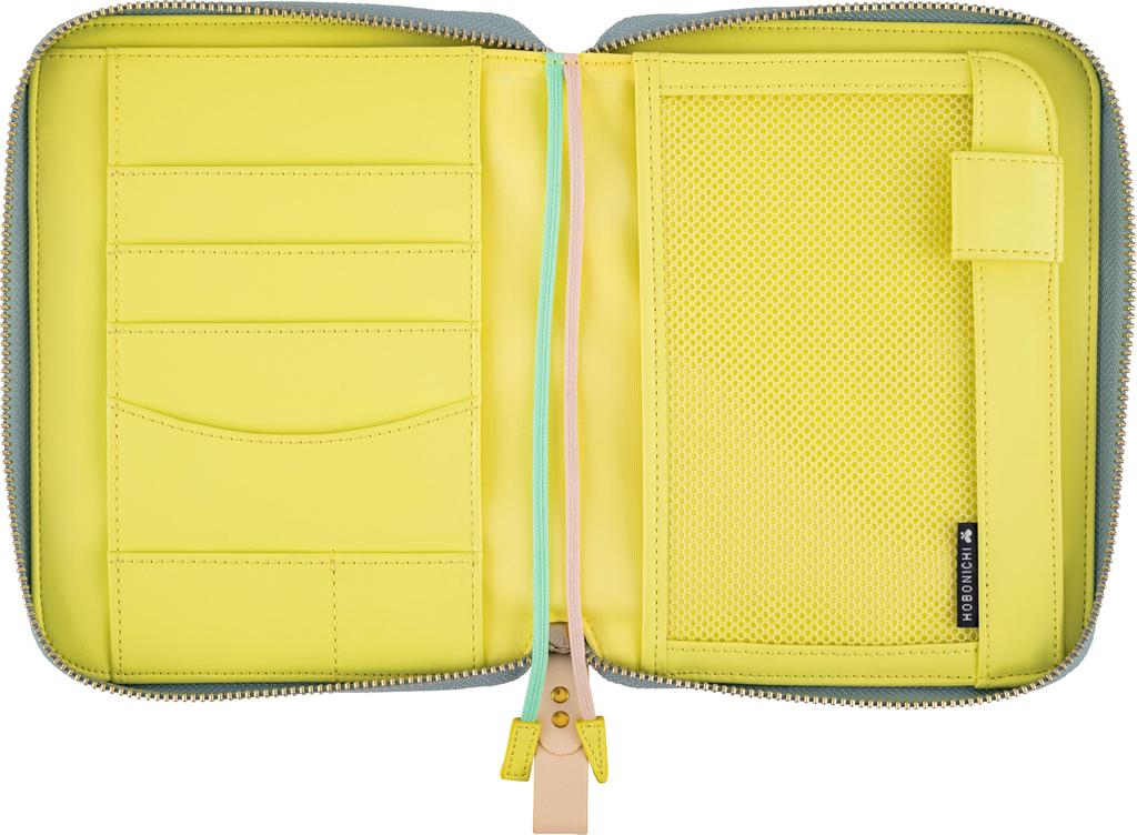 Okładka na zeszyt Hobonichi Techo Original Mina (A6) Motyl/podskakiwać (jasny niebieski)