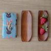 Dishwasher Safe Rectangular Party Plates Sushi Serving Tray Wooden Serving Plate