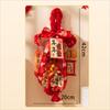 Handcrafted Cotton Thread Auspicious Knot Ornament New Year Pendant for Holiday Parties and Gifting