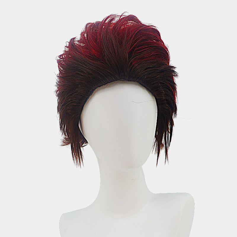 Tanjirou Koamon Cosplay Anime Short Wig High Quality Fashionable Design 20cm