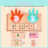 Montessori Wooden Counting Blocks For Kids Handbased Math Learning And Number Skills Development